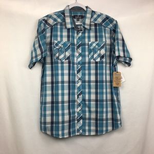 Company Eighty One Men’s sandbar shirt teal new